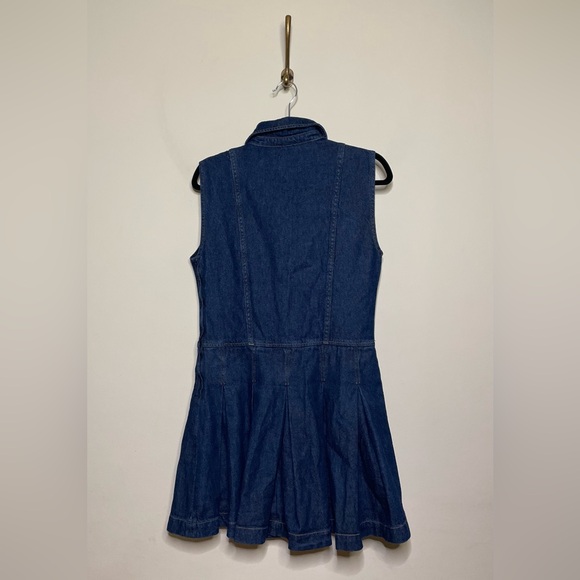Reformation Blue Denim Mini Dress - Picture 7 of 7